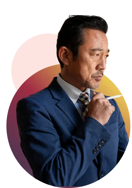 悩む男性